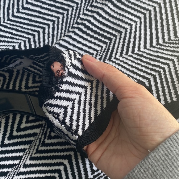 Free with 100 purchase- opening ceremony black white stretch dress - Picture 6 of 8